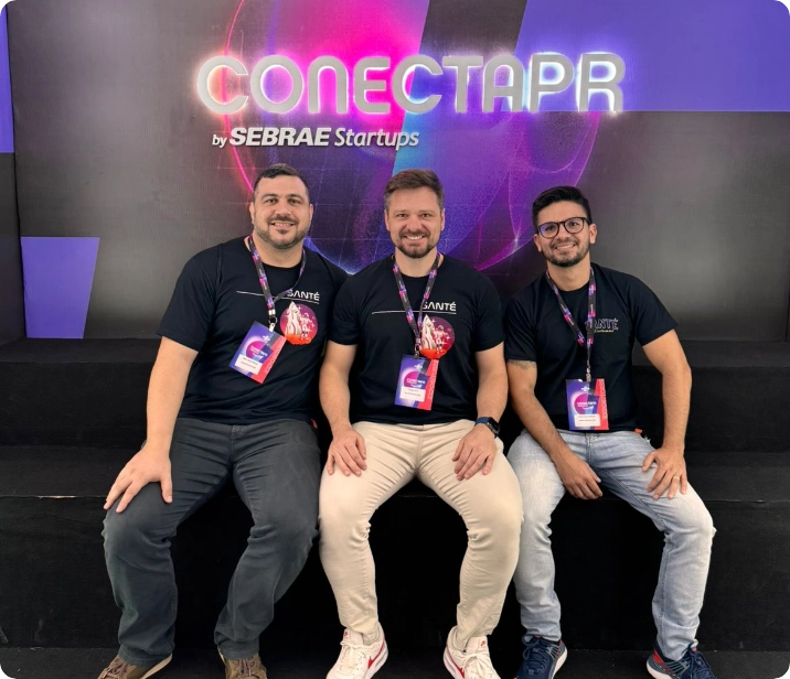 Equipe Santé no ConectaPR - Sebrae Startups